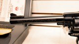 Used Ruger Single Six 5 1/2" barrel.22 and .22 mag cylinders hard plastic case manuals custom grips good condition - 7 of 20