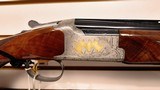 New Browning Miller 425 20 gauge 30" ported barrels Custom Engraving Coin Finish Receiver 3 trigger system 4 chokes new in box 2022 stock - 17 of 23