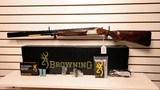 New Browning Miller 425 20 gauge 30" ported barrels Custom Engraving Coin Finish Receiver 3 trigger system 4 chokes new in box 2022 stock - 1 of 24