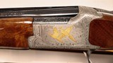 New Browning Miller 425 20 gauge 30" ported barrels Custom Engraving Coin Finish Receiver 3 trigger system 4 chokes new in box 2022 stock - 5 of 22