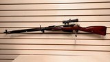 Used Russian Mosin Nagant Sniper Rifle "Numbers are matching" original scope with lens covers not orig mount 7.62x54Rgood condition price - 1 of 25