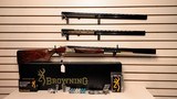 New Browning Miller 425 Grade 6 3 barrel set 20/28/410 30" ported barrels 4 chokes per gauge lock manual oil finish wood grey finish receiver new - 11 of 20