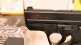 used S+W M+P SHIELD 9MM 7/8R B NTS original box 2 mags lock manual good condition - 3 of 16