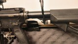 Used Danial Defense DDm4 5.56 nato 16" barrel magpul stock + original stock, sig romeo msr red dot quad rail hard case very good condition fired - 4 of 24