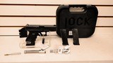 Used Glock 23 40 cal 3 glock mags removable grip cover 2 extra barrels9mm & 357 sig spare retention pins for linkage changes good condition in case - 17 of 22