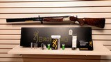 New Browning Millers 425 12 gauge 32" ported barrel Grade 6 wood Gray Engraved Receiver 3 trigger system 4 chokes wrench tool new 2022 inventory - 1 of 24