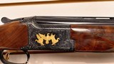 New Browning Millers 425 12 gauge 32" ported barrel Grade 6 wood Blue Engraved Receiver 3 trigger system 4 chokes wrench tool new 2022 inventory - 18 of 24