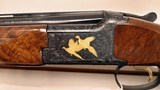 New Browning Millers 425 12 gauge 32" ported barrel Grade 6 wood Blue Engraved Receiver 3 trigger system 4 chokes wrench tool new 2022 inventory - 6 of 25