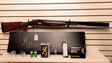 New Browning Millers 425 12 gauge 32" ported barrel Grade 6 wood Blue Engraved Receiver 3 trigger system 4 chokes wrench tool new 2022 inventory - 12 of 25