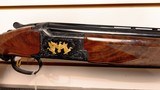New Browning Millers 425 12 gauge 32" ported barrel Grade 6 wood Blue Engraved Receiver 3 trigger system 4 chokes wrench tool new 2022 inventory - 17 of 25