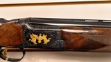 New Browning Millers 425 12 gauge 30" ported barrel Grade 6 wood Blue Engraved Receiver 3 trigger system 4 chokes wrench tool new 2022 inventory - 16 of 23