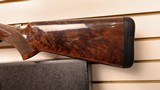 New Browning Millers 425 12 gauge 30" ported barrel Grade 6 wood Blue Engraved Receiver 3 trigger system 4 chokes wrench tool new 2022 inventory - 3 of 24