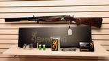 New Browning Millers 425 12 gauge 30" ported barrel Grade 6 wood Blue Engraved Receiver 3 trigger system 4 chokes wrench tool new 2022 inventory - 1 of 25