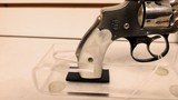 Used Smith & Wesson Safety Hammerless 32 SW short2" barrel nickle finish mother of pearl grips DOM 1902 good condition reduced - 14 of 21