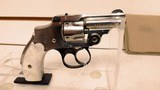 Used Smith & Wesson Safety Hammerless 32 SW short2" barrel nickle finish mother of pearl grips DOM 1902 good condition reduced - 16 of 21