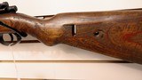 Used Mauser K98 8mm Sporterized 3 eaglesright side 2 eagles left side modified front of stock good condition DOM1939 - 5 of 25
