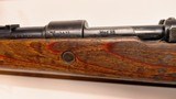 Used Mauser K98 8mm Sporterized 3 eaglesright side 2 eagles left side modified front of stock good condition DOM1939 - 4 of 25