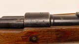 Used Mauser K98 8mm Sporterized 3 eaglesright side 2 eagles left side modified front of stock good condition DOM1939 - 21 of 25