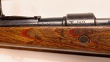 Used Mauser K98 8mm Sporterized 3 eaglesright side 2 eagles left side modified front of stock good condition DOM1939 - 6 of 25
