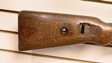 Used Mauser K98 8mm Sporterized 3 eaglesright side 2 eagles left side modified front of stock good condition DOM1939 - 14 of 25