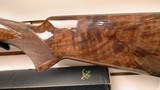 New Browning Millers 425 12 gauge 30" ported barrel Grade 6 wood Blue Engraved Receiver 3 trigger system 4 chokes wrench tool new 2022 inventory - 3 of 23