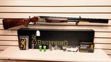 New Browning Millers 425 12 gauge 30" ported barrel Grade 6 wood Blue Engraved Receiver 3 trigger system 4 chokes wrench tool new 2022 inventory - 14 of 23