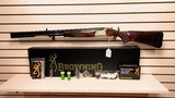 New Browning Millers 425 12 gauge 30" ported barrel Grade 6 wood Blue Engraved Receiver 3 trigger system 4 chokes wrench tool new 2022 inventory - 1 of 23