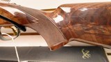 New Browning Millers 425 12 gauge 30" ported barrel Grade 6 wood Blue Engraved Receiver 3 trigger system 4 chokes wrench tool new 2022 inventory - 5 of 25