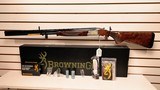 New Browning Miller 425 20 gauge 30" ported barrels Custom Engraving Coin Finish Receiver 3 trigger system 4 chokes new in box 2022 stock - 2 of 24