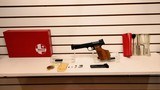 Used Hammerli Model 208 Target Pistol 22LR 6" barrel original box cleaning kit 2 magazines good condition - 1 of 21
