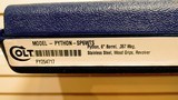 New Python SP6WTS, 357Mag, 6 Bbl.,SS hard plastic case new condition - 18 of 18