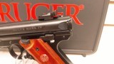 new MKIV HUNTER 22LR 5.5 BL FLTD 4017710+1RED HIVIZ FS hard plastic case2 mags lock manual new in box - 5 of 17