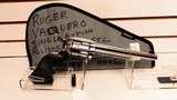 Used Ruger Vaquero 44 mag 7 1/2" bbl fluted cyllimited production stainless steel very good condition in soft pouch - 16 of 23