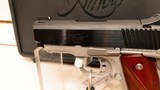 new Kimber Ultra Carry II Two-Tone Matte Black / Satin Silver .45 ACP 3-inch 7Rd KIM3200321 in hard plastic case new condition - 6 of 22