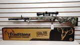 new Traditions NitroFire Rifle .50cal FireStick 26" ss cerakote bbl MO Break-up country stock 3-9x40 duplex scope new in box - 1 of 23