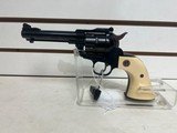 Used Ruger Single Six 22LR4 1/2" bbl cream grips on blue frame very good condition - 4 of 15