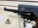 Used Smith & Wesson Model 14 38 spl 6" bbl blue with wood grips original box good condition - 16 of 19