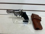 Used Ruger SP-101 357 mag 3" bbl SS Black rubber grips very good condition leather holster - 1 of 16