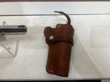 Used Ruger SP-101 357 mag 3" bbl SS Black rubber grips very good condition leather holster - 3 of 16