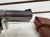 Used Ruger SP-101 357 mag 3" bbl SS Black rubber grips very good condition leather holster - 4 of 16
