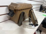 Used Beretta M9A3 9mm 5" bbl FDE threaded barrelammo can case 3 magazines manuals very good condition - 14 of 15