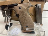 Used Beretta M9A3 9mm 5" bbl FDE threaded barrelammo can case 3 magazines manuals very good condition - 4 of 15