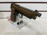 Used Beretta M9A3 9mm 5" bbl FDE threaded barrelammo can case 3 magazines manuals very good condition - 9 of 15