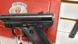 Used Ruger 50 Years Mark II MKII 00149 22 Long Rifle Semi-Auto Pistol original box 2 mags no paperwork - 2 of 22