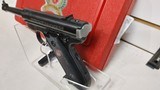 Used Ruger 50 Years Mark II MKII 00149 22 Long Rifle Semi-Auto Pistol original box 2 mags no paperwork - 14 of 22