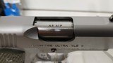 Used Kimber 1911 Stainless Ultra TLE II 3? 7+1 .45 ACP Night Sights MPN: 3200348 UPC: 669278323480 in hard plastic case lock manual 1 magazine - 16 of 19