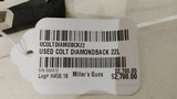 Used Colt Diamondback 22lr 4
