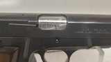 Used Browning Hi-Power 9mm 4 3/4" bbl fixed siteblue with browning grips 2 mags original box good condition - 2 of 24