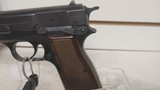 Used Browning Hi-Power 9mm 4 3/4" bbl fixed siteblue with browning grips 2 mags original box good condition - 6 of 24