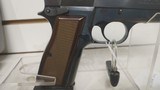 Used Browning Hi-Power 9mm 4 3/4" bbl fixed siteblue with browning grips 2 mags original box good condition - 17 of 24